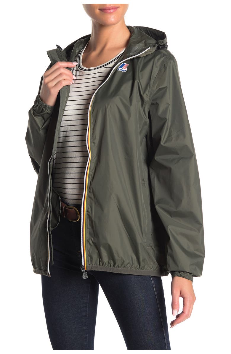 K-Way Le Vrai 3.0 Claude Waterproof Jacket, Main, color,