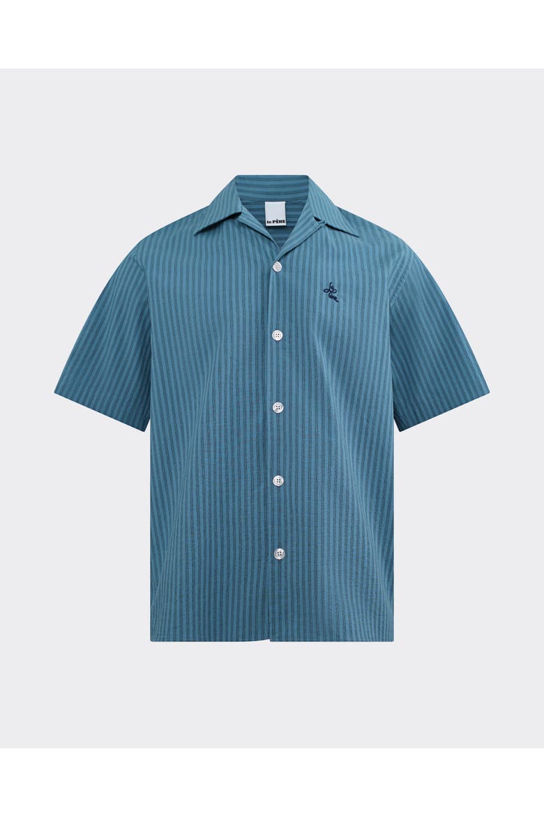 Camp Shirt, Main, color, Navy Stripe