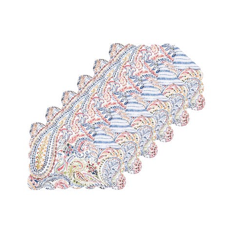 Payton Paisley Placemats Set of 6, 13" x 19"