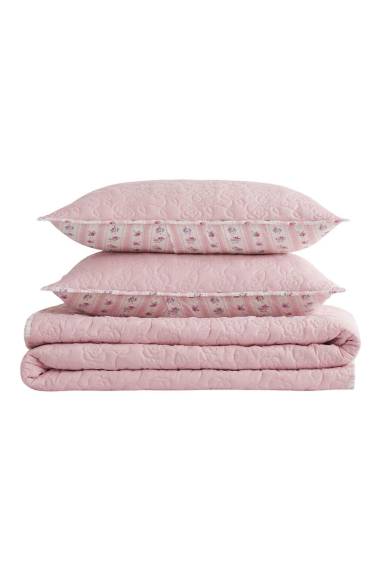 Hazel Quilt Comforter & Sham Set, Main, color, HAZEL PINK