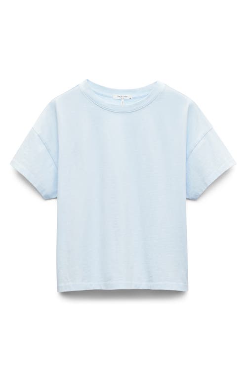 Rag & Bone Kelley Boxy Cotton Jersey T-shirt In Blue
