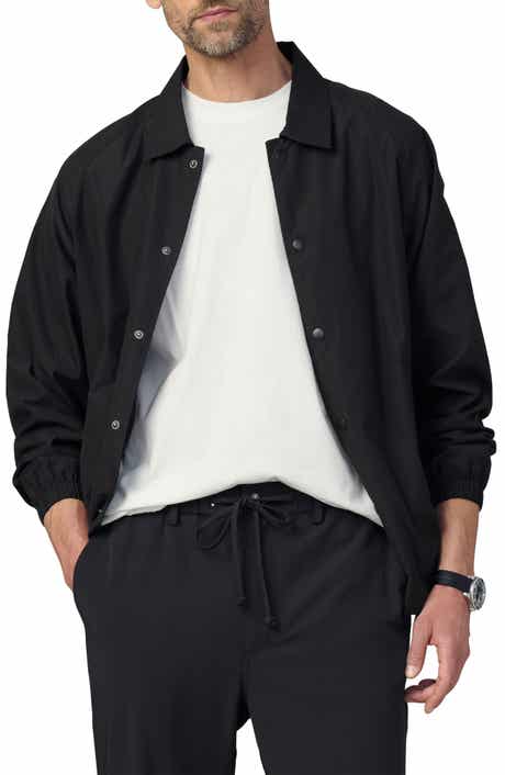 Joe's Water Resistant Nylon Coach's Jacket