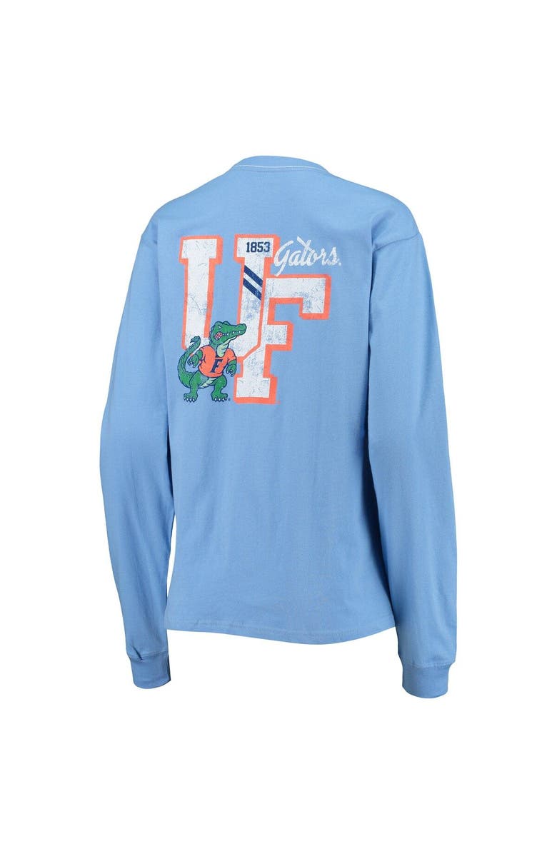 LEAGUE COLLEGIATE WEAR Women's League Collegiate Wear Royal Florida Gators Pocket Oversized Long Sleeve T-Shirt, Alternate, color, 