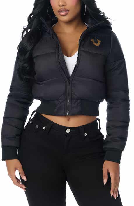 Hooded Cropped Puffer Jacket
