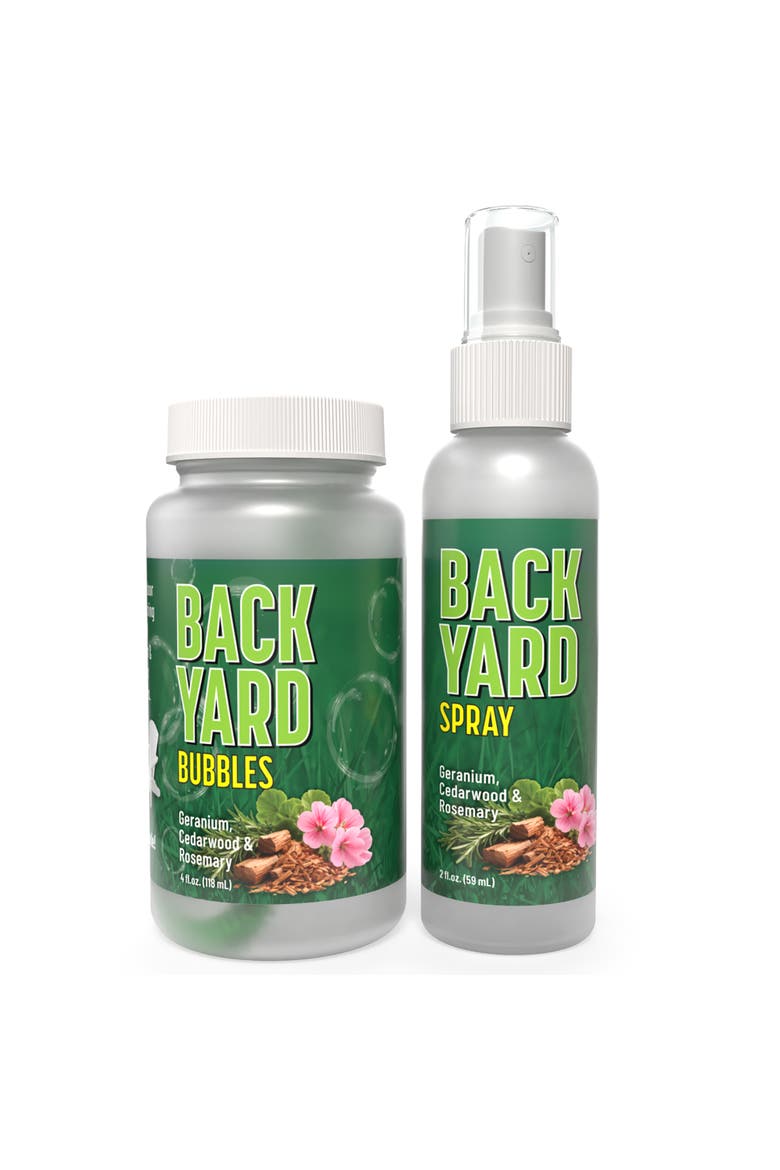 Back Yard Play and Spray Duo, 4oz Bottle, 2oz Spray, Main, color, Green
