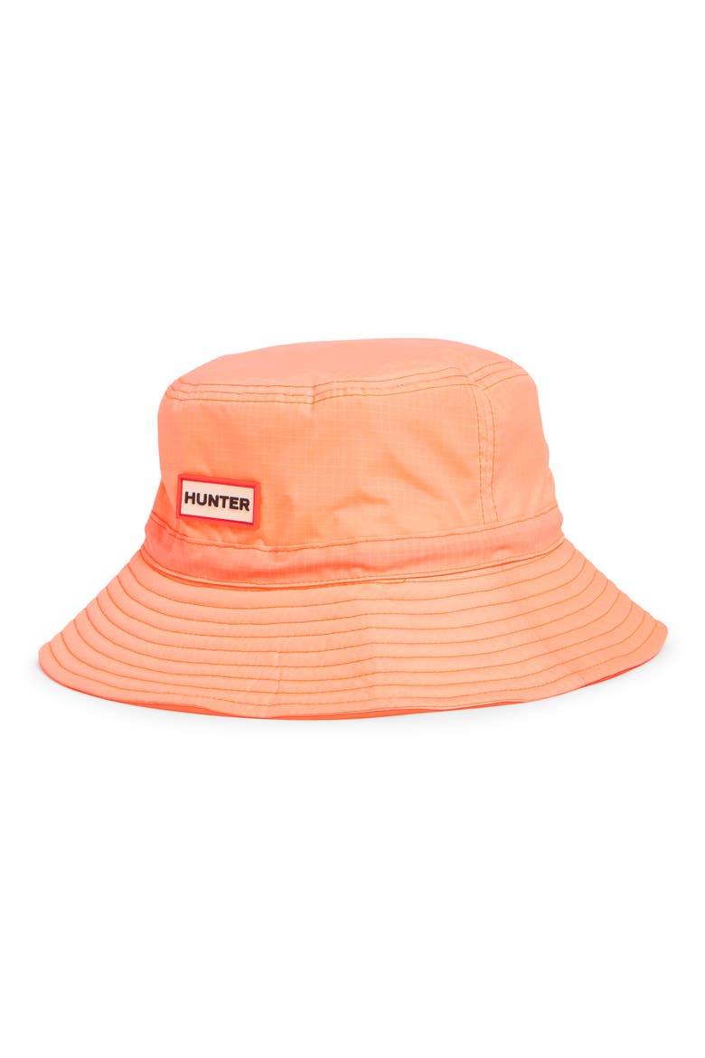 Packable Bucket Hat, Main, color, ORANGE FLAIR
