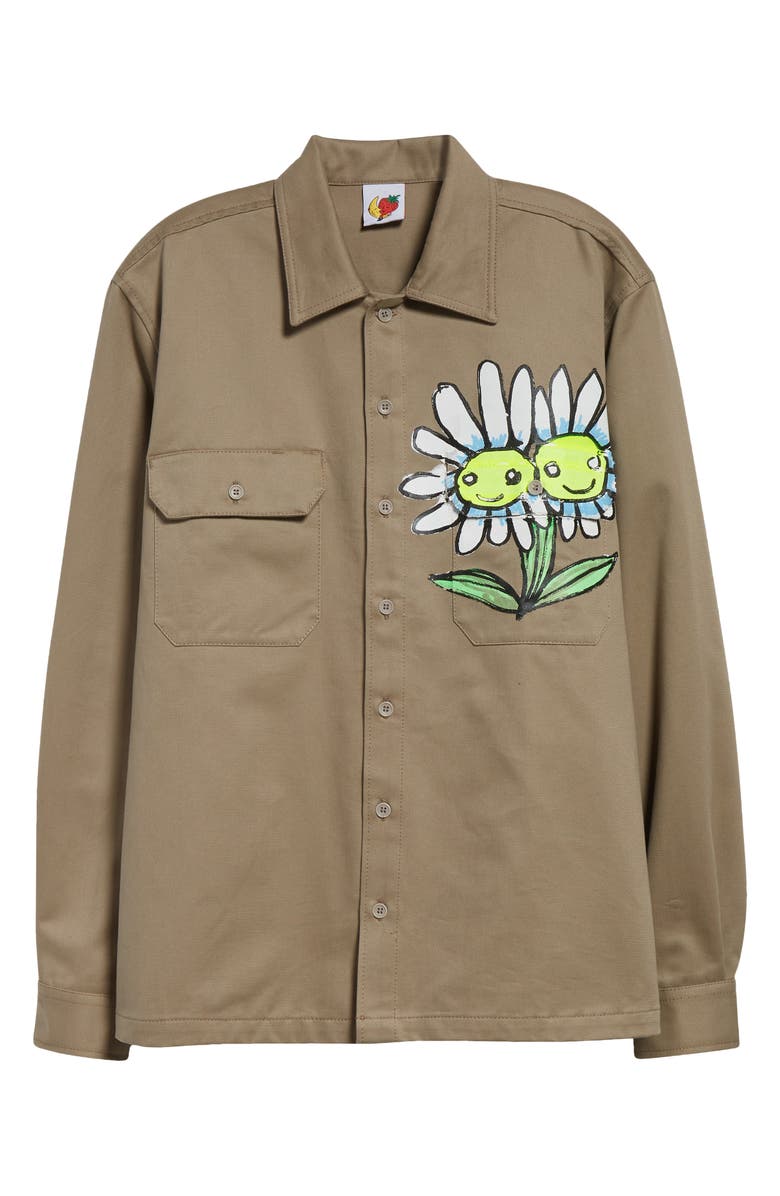 Sky High Farm Workwear Gender Inclusive Daisy Work Shirt, Alternate, color, 