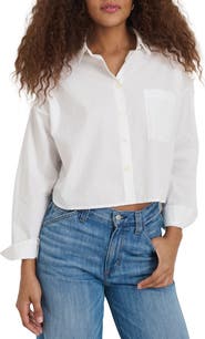 Alex Mill Cropped Button Front Shirt