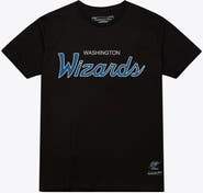 Mitchell & Ness Men's Mitchell & Ness Black Washington Wizards Vintage Wordmark T-Shirt