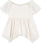 abercrombie kids Kids' Crinkle Chiffon Babydoll Top
