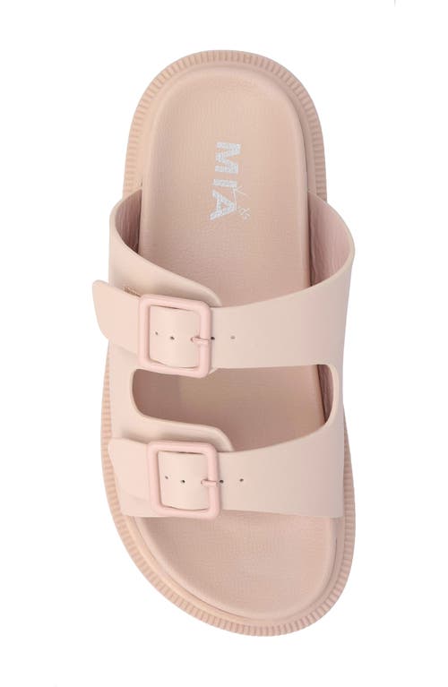Mia Kids' Elodee Slide Sandal In Blush