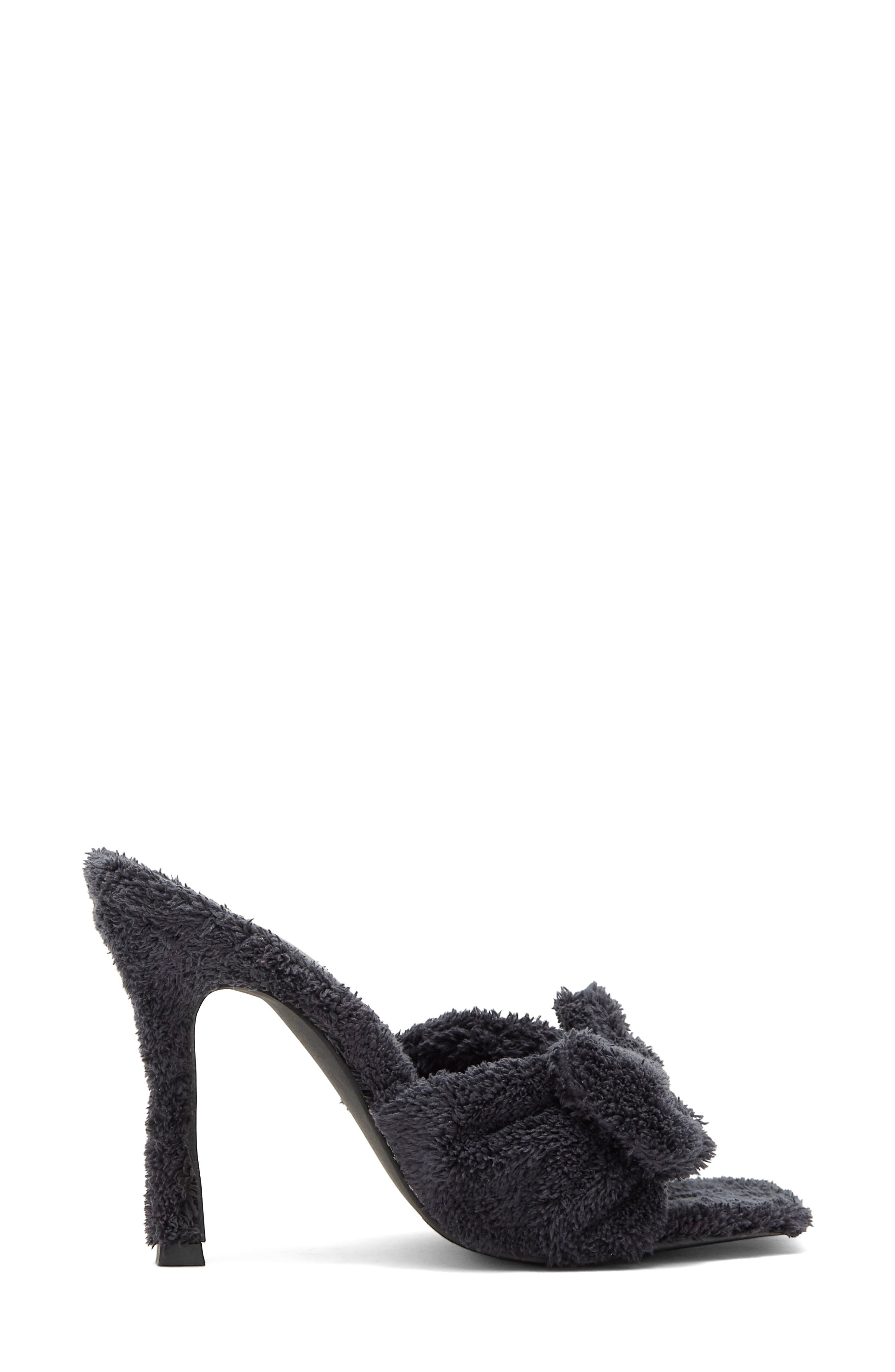 CHASE AND CHLOE Amelie Fleece Spike Sandal, Alternate, color, 
