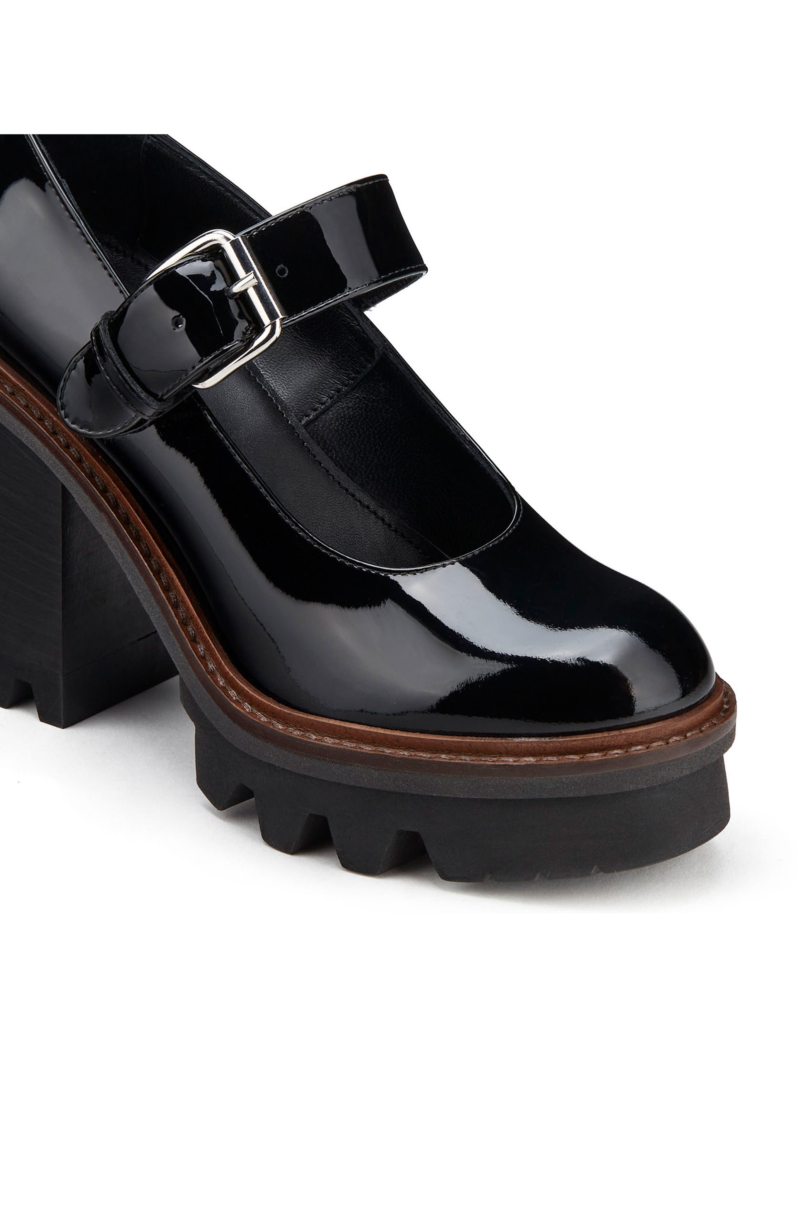 AGL Natalia Mary Jane Lug Pump, Alternate, color, 