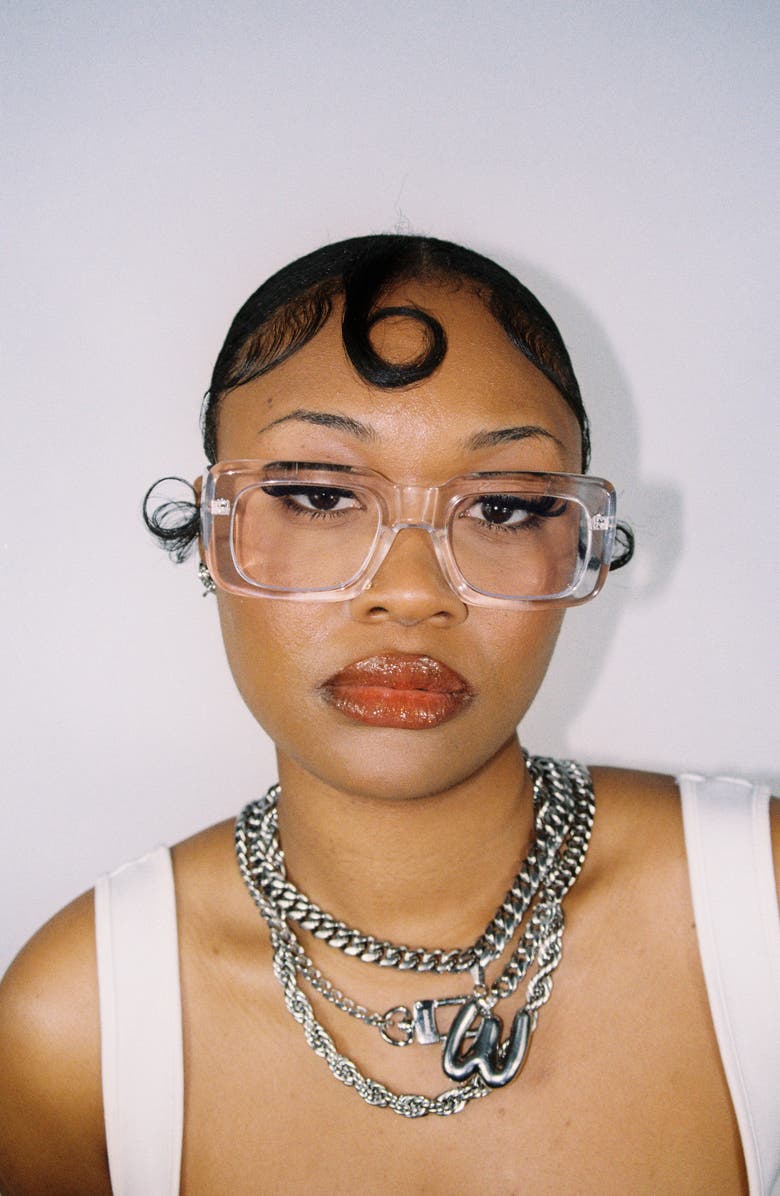 Wisdom Fashion House Clear Quartz Frames, Alternate, color, Quartz