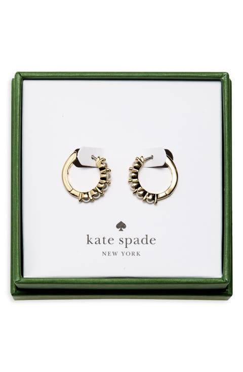 Crystal Mini Huggie Hoop Earrings