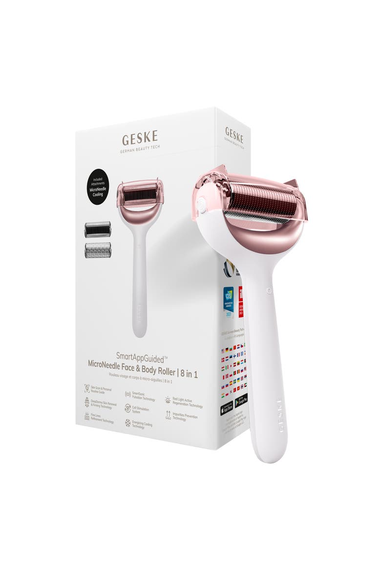 SmartAppGuided MicroNeedle Face & Body Roller | 8 in 1, Main, color, Starlight