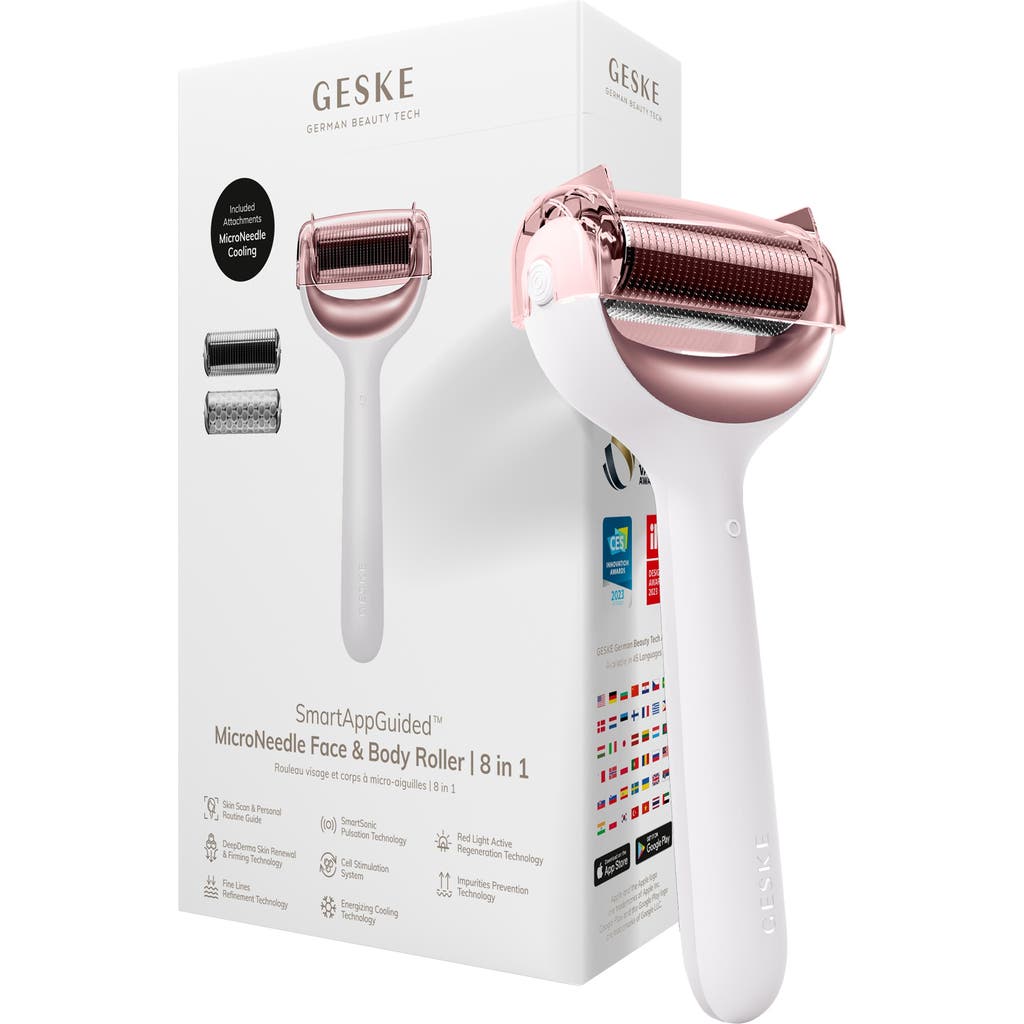 GESKE SmartAppGuided MicroNeedle Face & Body Roller | 8 in 1 in Starlight at Nordstrom