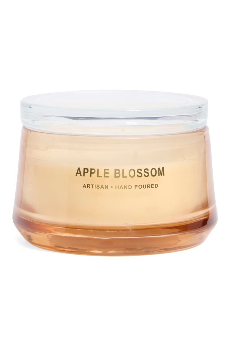 3-Wick Glass Jar Scented Candle, Main, color, APPLE BLOSSOM
