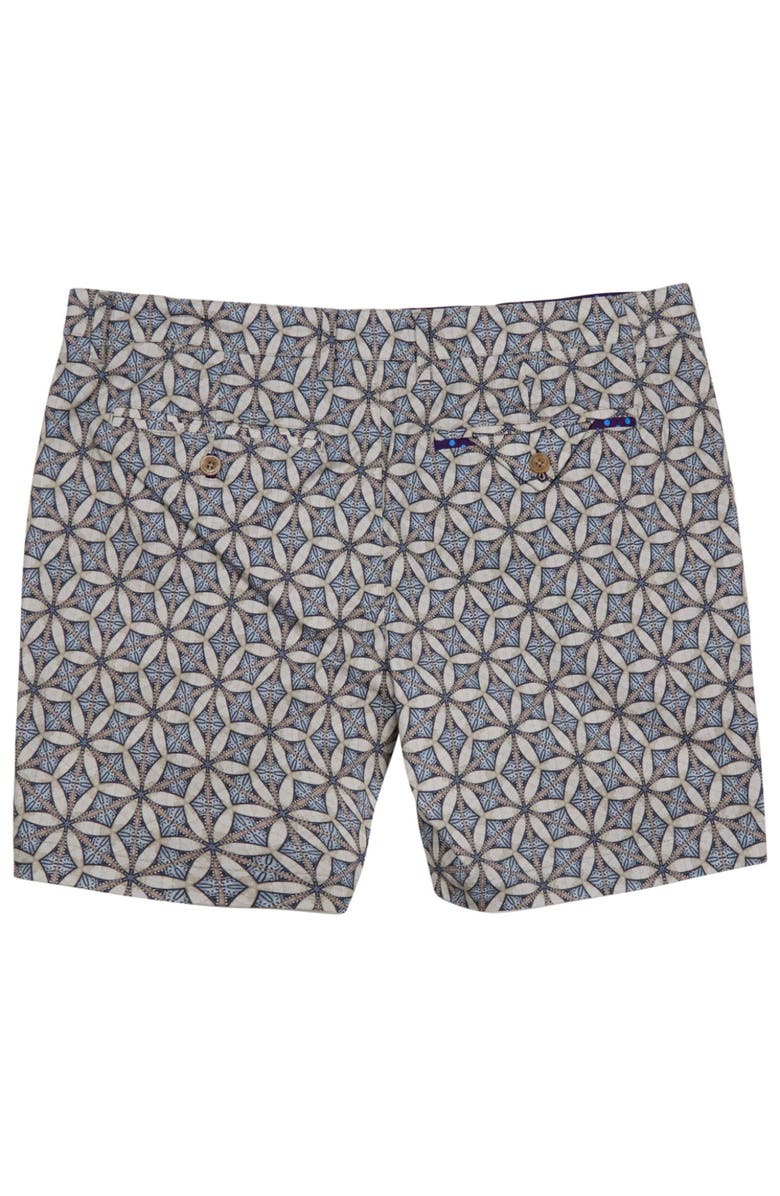 Lords of Harlech Tribal Mens Flat Front Short, Alternate, color, Tribal Natural