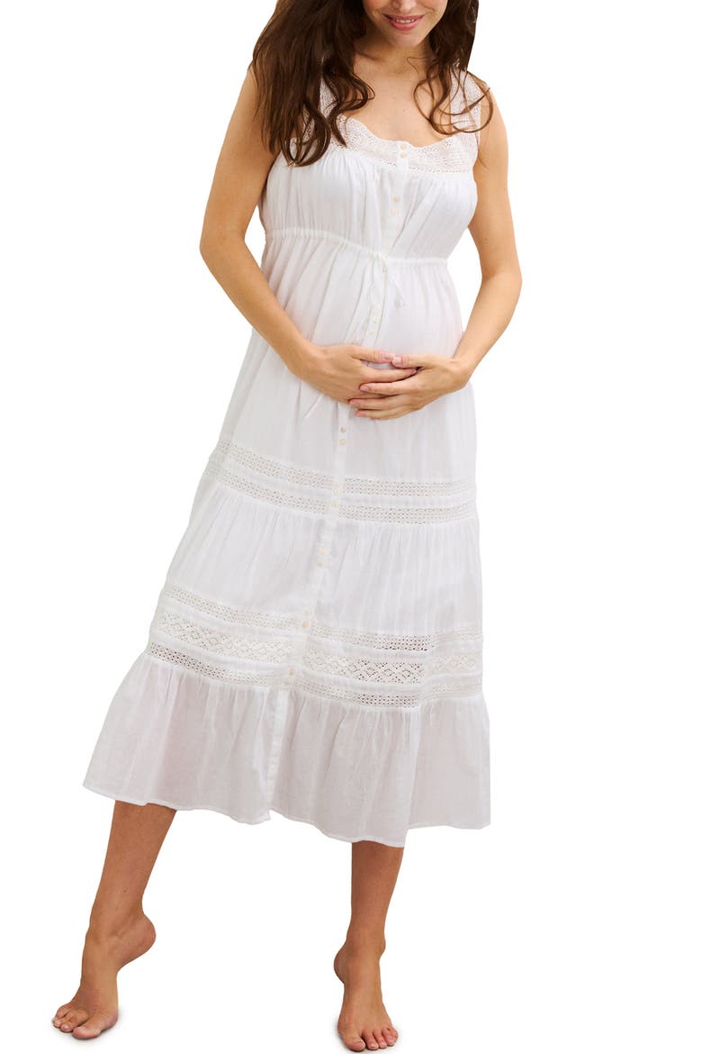 The Bianca Dress, Alternate, color, White