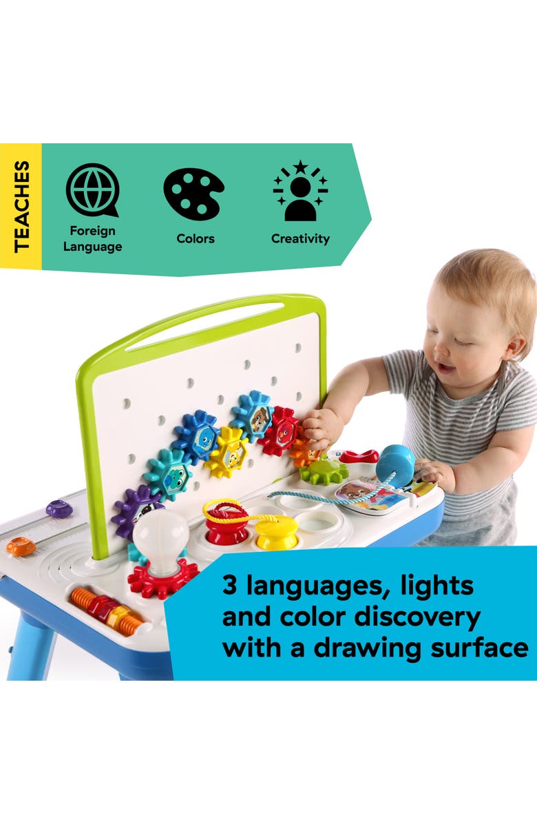 Baby Einstein Curiosity Table Activity Station Toddler Toy, Alternate, color, Multicolored