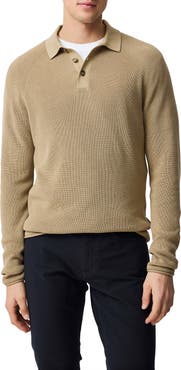 Rodd & Gunn Eastern Bush Long Sleeve Cotton Rib Polo Sweater
