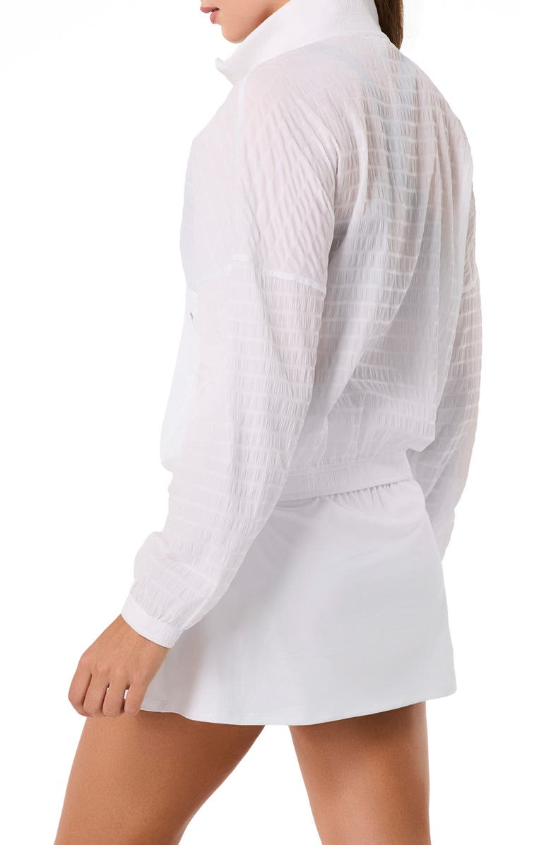 SPANX<sup>®</sup> Active Run Water Resistant Half-Zip Jacket, Alternate, color,