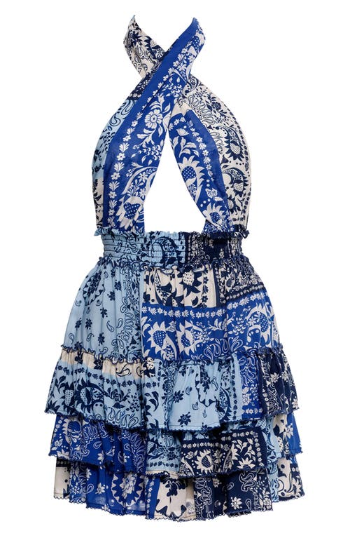 Shop Agua Bendita Maona Atma Halter Cover-up Sundress