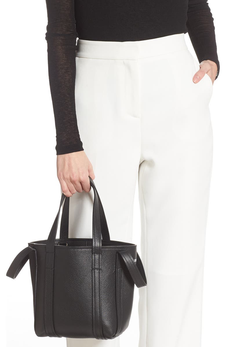 Balenciaga Extra Small Everyday North/South Leather Tote, Alternate, color,