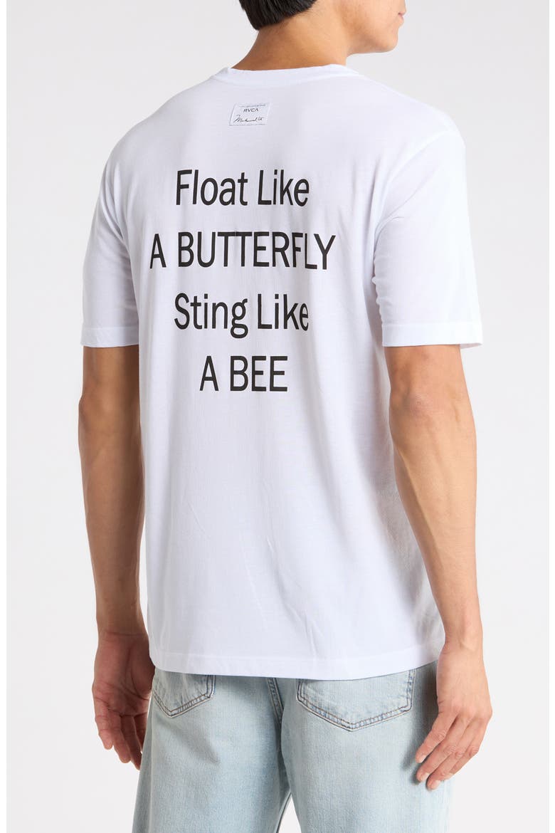Sting Like A Bee Graphic T-Shirt, Alternate, color, WHITE