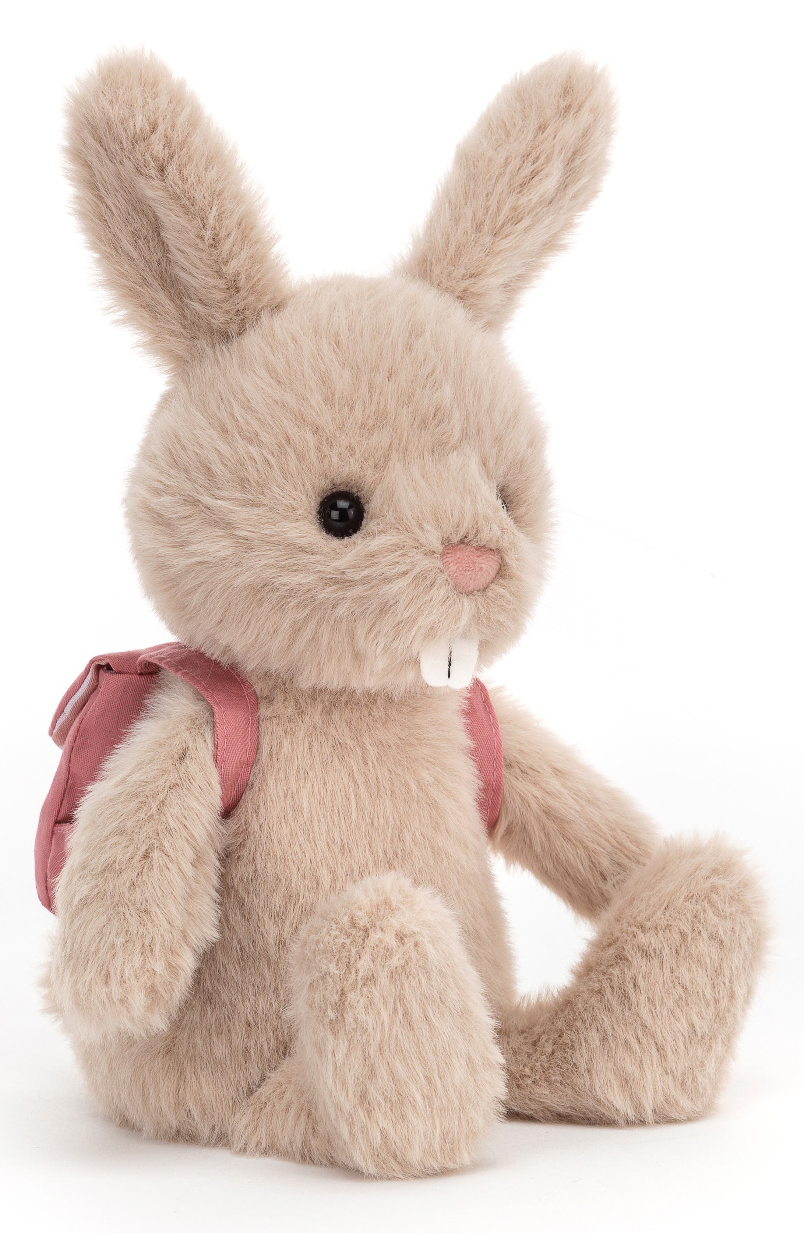 Jellycat Backpack Bunny Stuffed Animal, Main, color, 