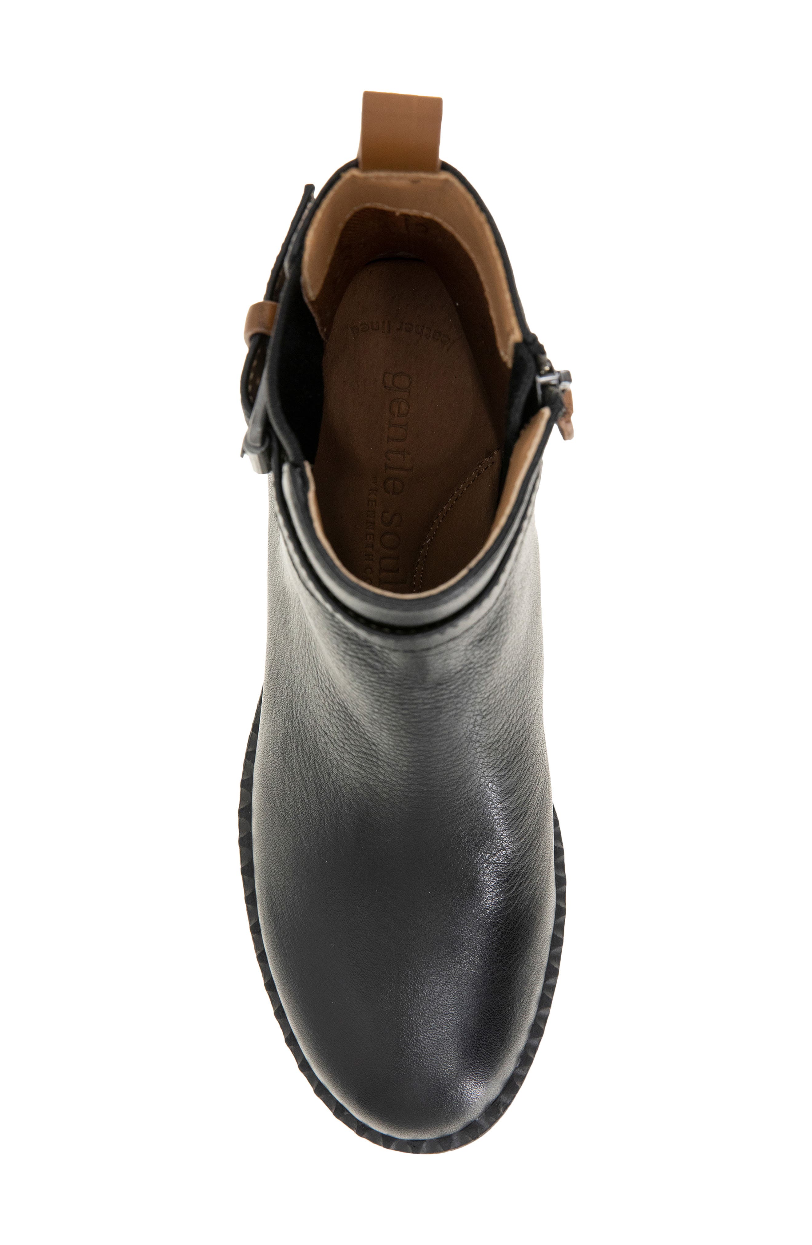 Gentle Souls Bolton Bootie, Alternate, color, Black Leather