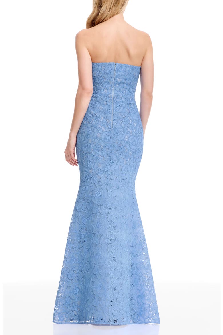 Murphy Strapless Evening Gown, Alternate, color, SKY