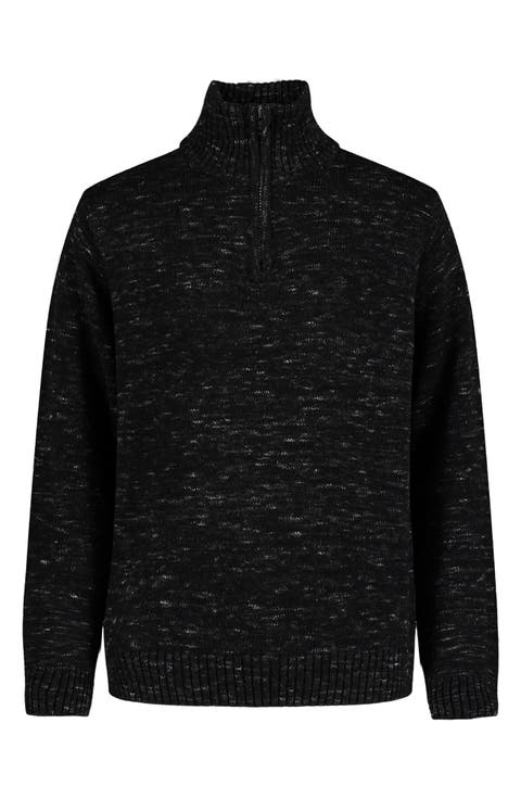 Kids' Space Dye Quarter Zip Pullover (Big Kid)