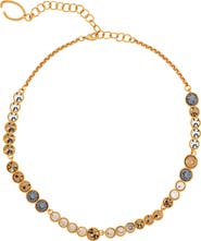 Oscar de la Renta Cascade Rhinestone Necklace