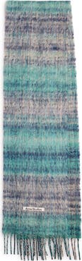 Acne Studios Vibot Mohair & Wool Blend Fringe Scarf