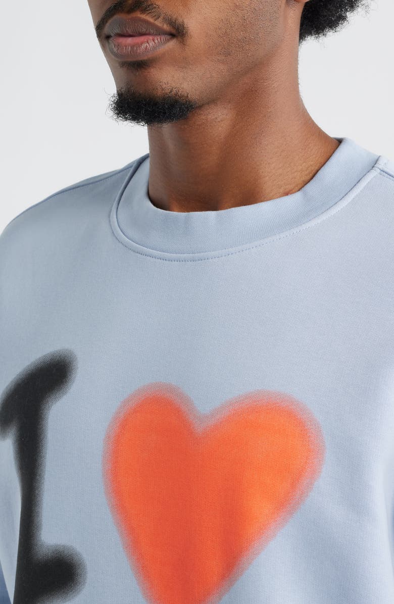 SANTO STUDIO x Blake Snell LA Spray Graphic Sweatshirt, Alternate, color, Blue