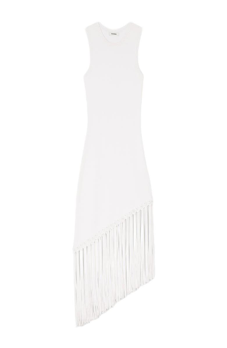 SANDRO Fringed crochet dress, Alternate, color,