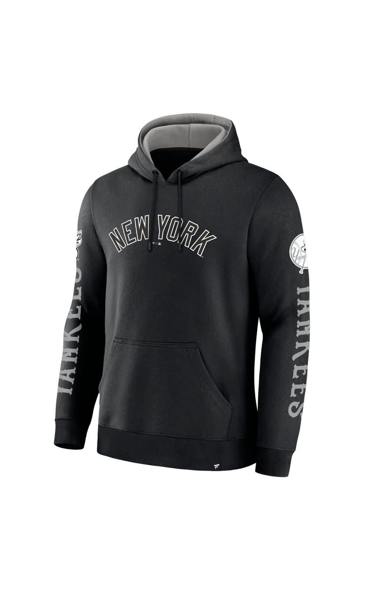 FANATICS Men's Fanatics  Black New York Yankees Big City Legacy Fleece Pullover Hoodie, Alternate, color, 