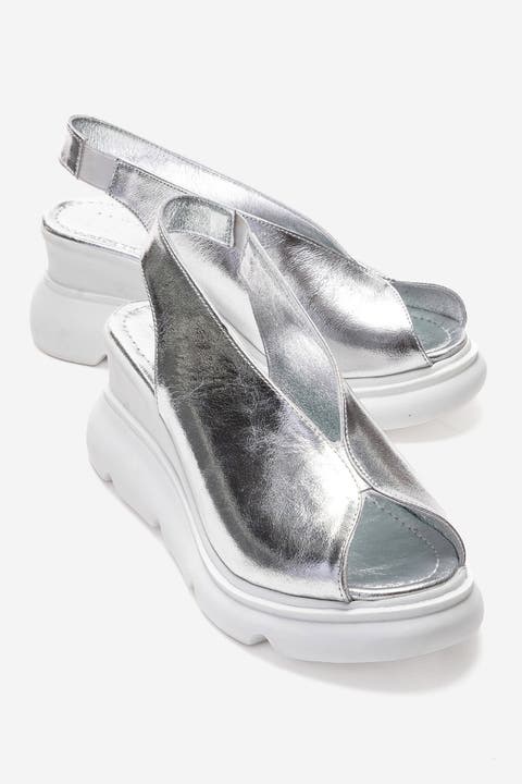 Sam Leather Platform Sandal