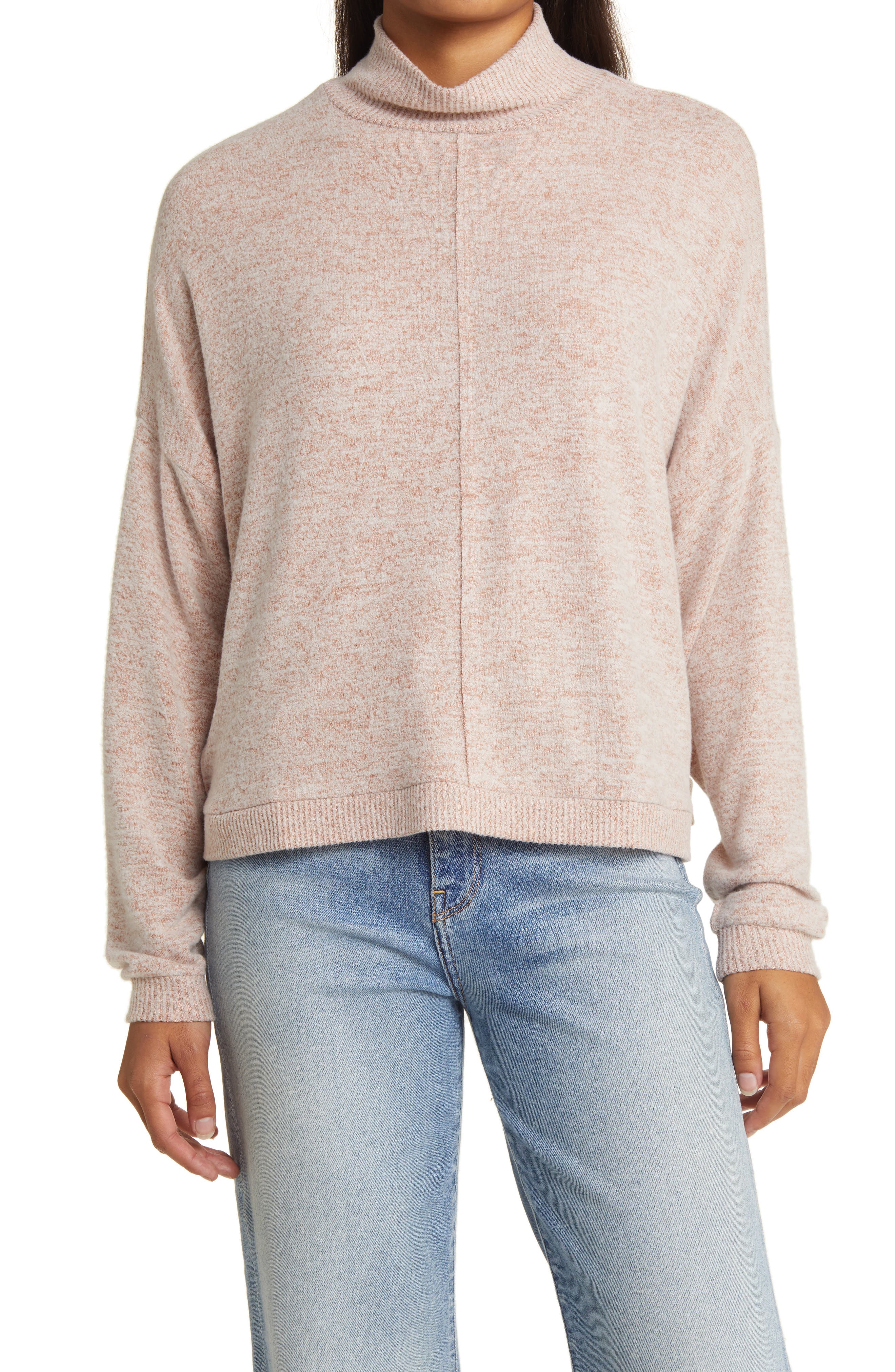 Lucky Brand Cloud Mock Neck Sweater