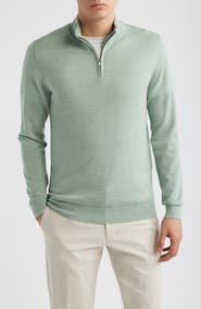 Reiss Blackhall Wool Quarter Zip Sweater