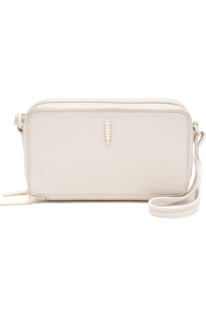 Thacker Riley Leather Crossbody Bag, Main, color, Eggshell