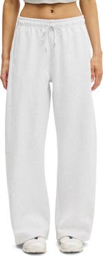 COTTON ON BODY Women's Active Summer Fleece Adjustable Hem Sweatpant