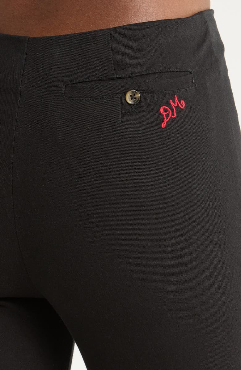 Damson Madder Anisa Capri Pants, Alternate, color, Black