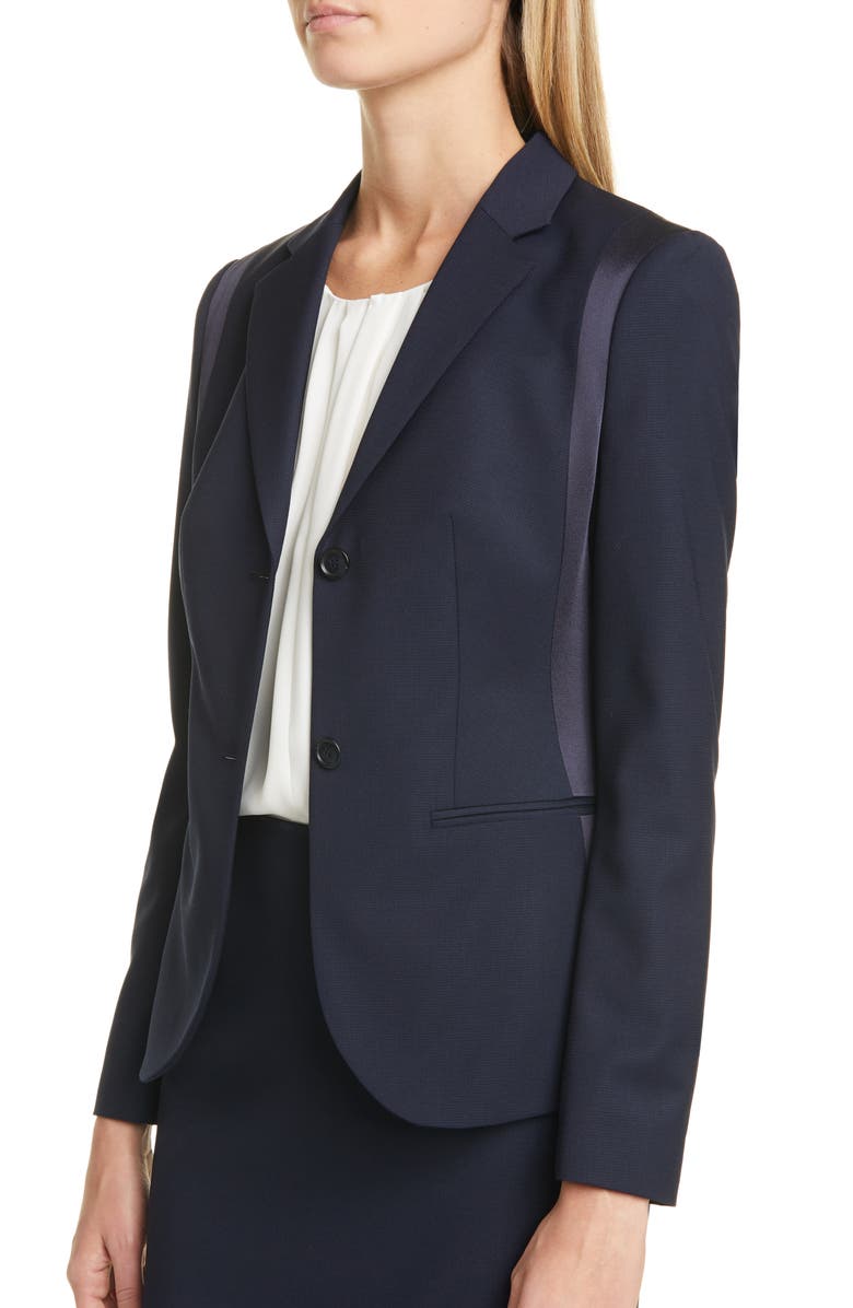 BOSS Jatemisa Stretch Wool Jacket, Alternate, color, 