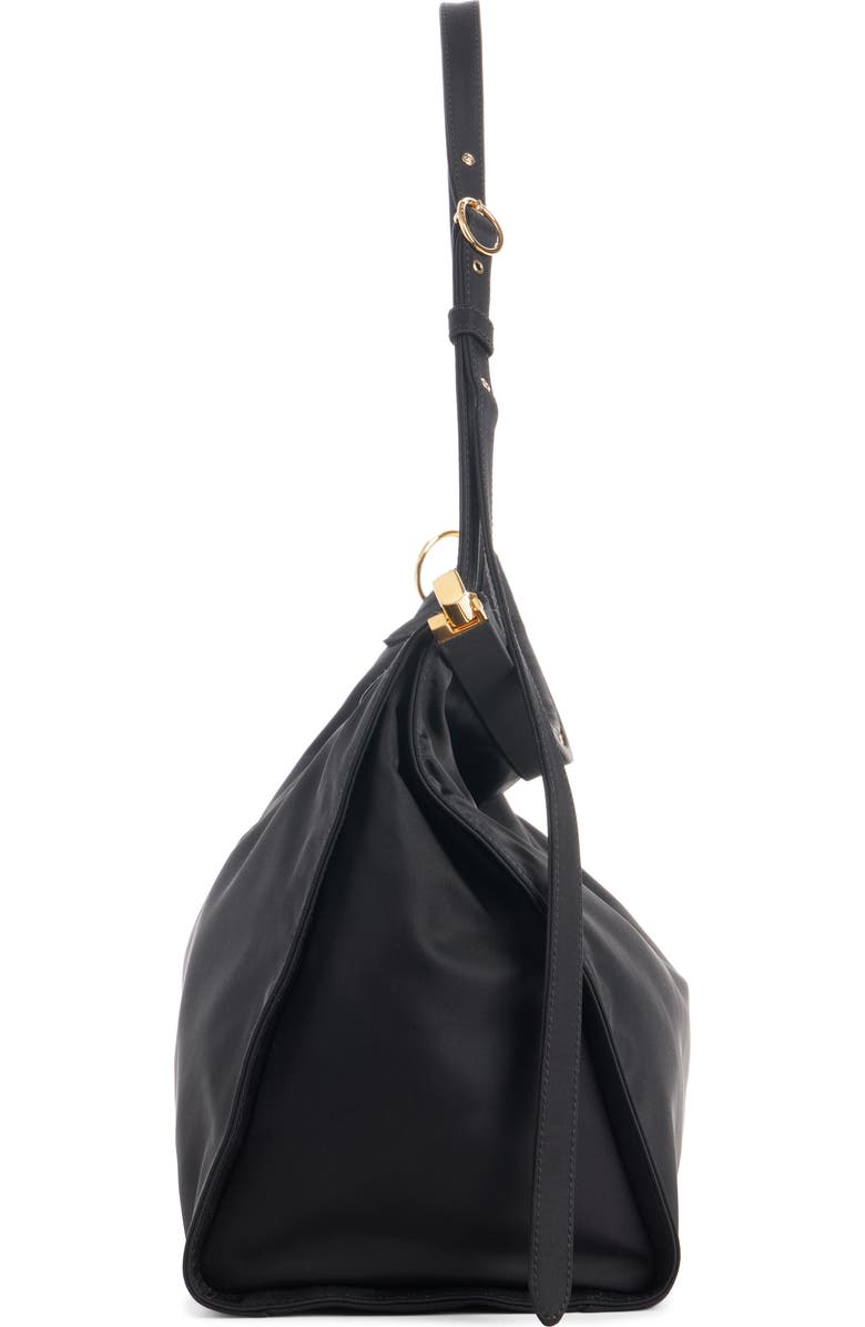 Alaïa Medium Le Click East/West Shoulder Bag, Alternate, color, Noir