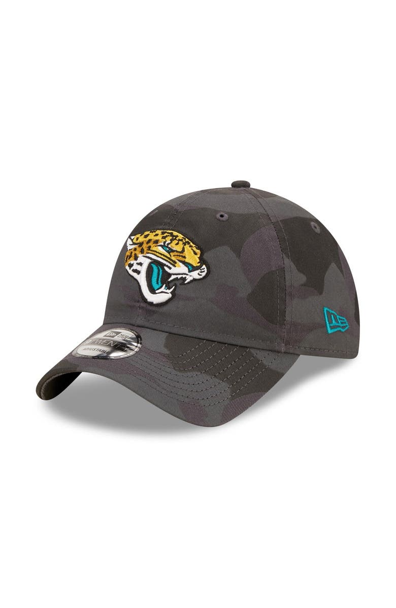 New Era Men's New Era Camo Jacksonville Jaguars Core Classic 2.0 9TWENTY Adjustable Hat, Main, color, 