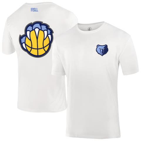 Unisex FISLL  White Memphis Grizzlies Burst Logo T-Shirt