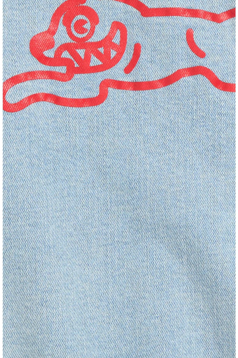 Kids' Waterfall Denim Graphic Shirt Jacket, Alternate, color, FRESH AIR